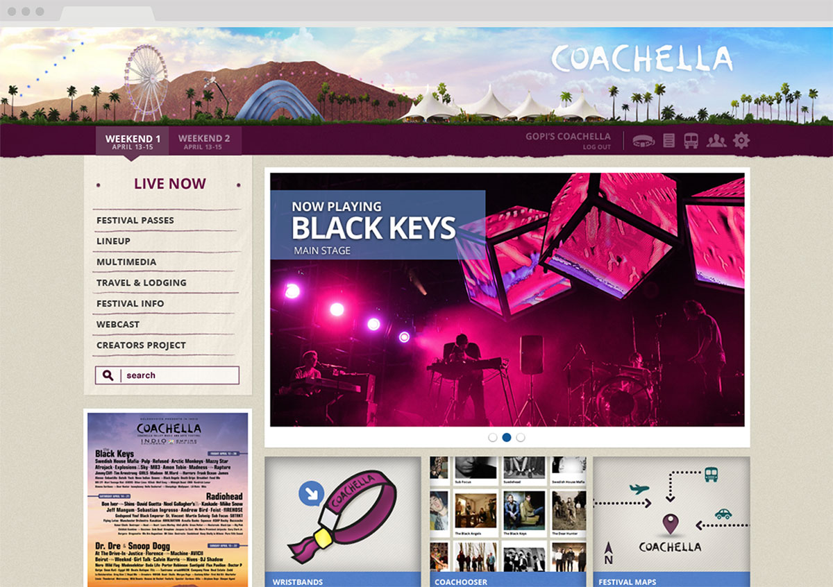Coachella.com - Year One & Two