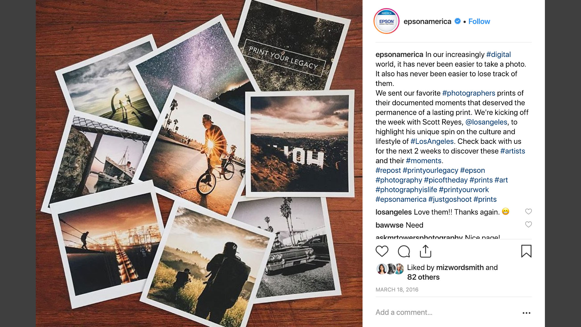 Print Your Legacy - Social Campaign