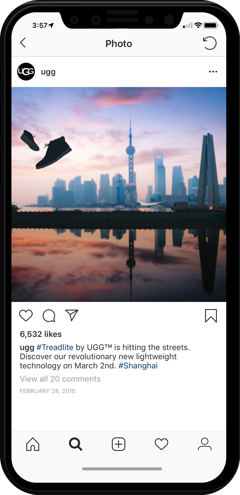 UGG Social Media - Treadlite Shanghai