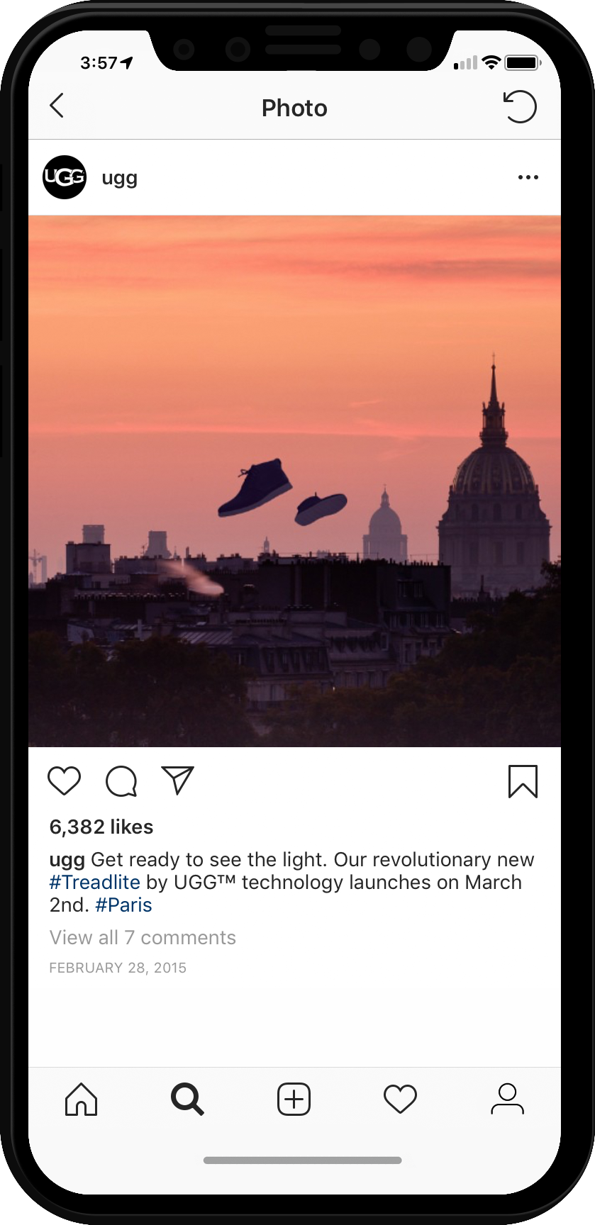 UGG Social Media - Treadlite Paris
