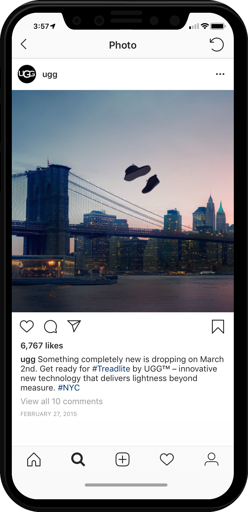 UGG Social Media - Treadlite New York